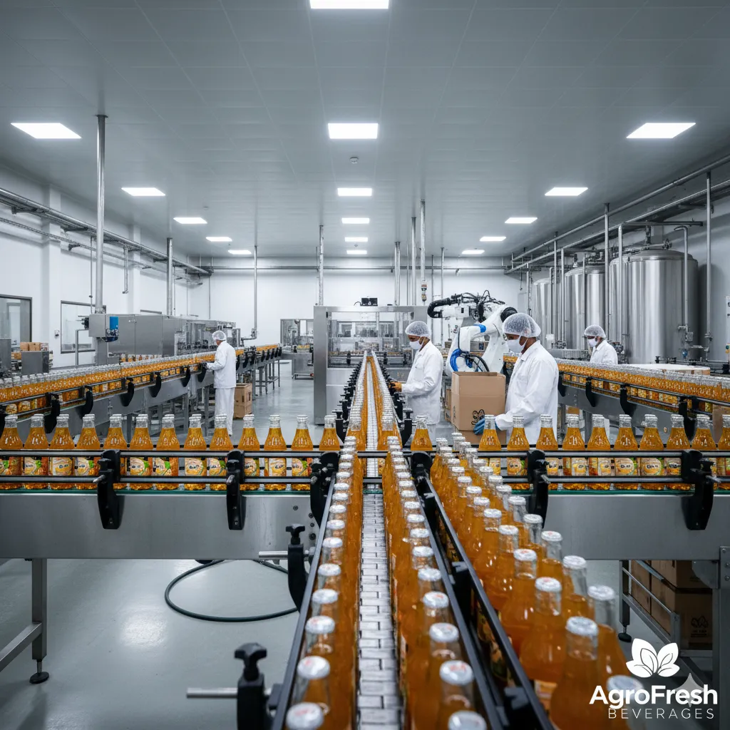 AgroFresh Beverages Modern Production Line