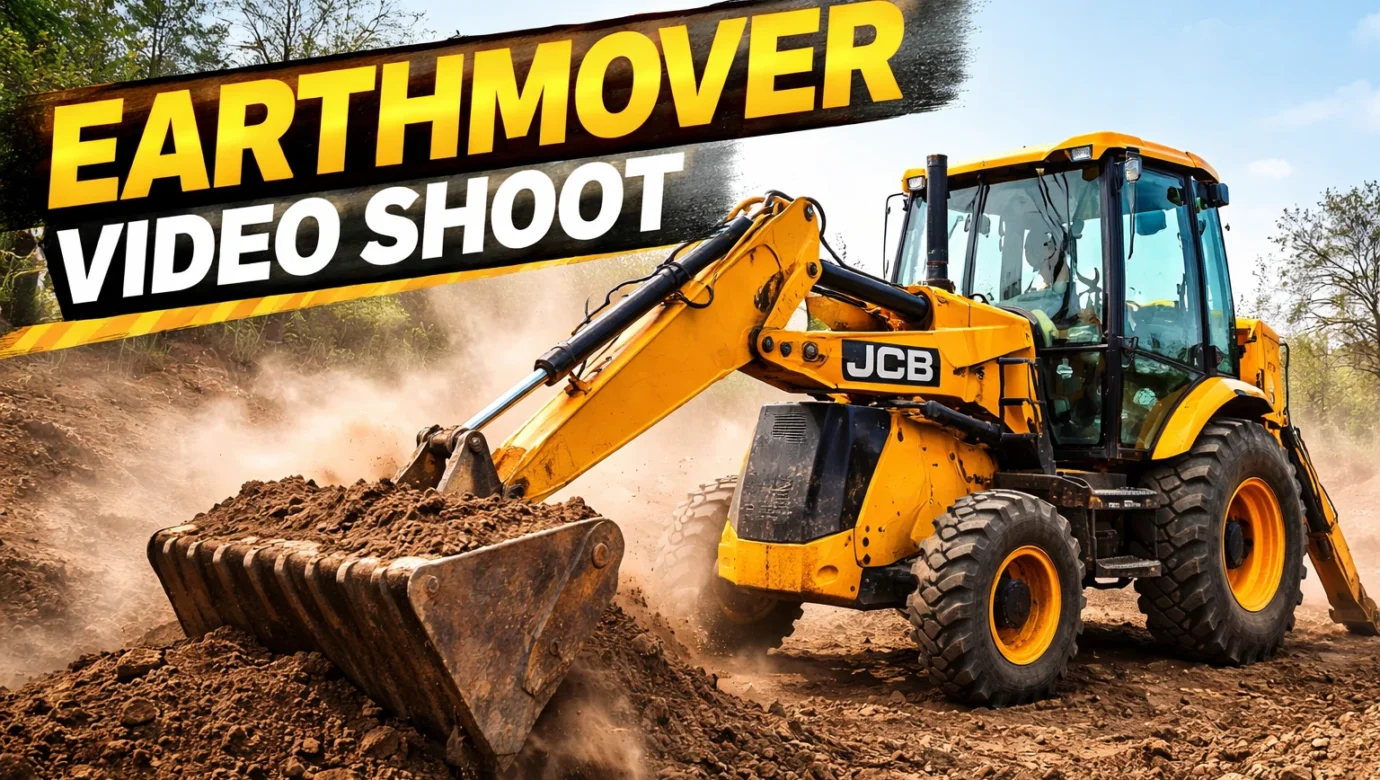 Professional JCB Machine Videography Earthmover Video Shoot Case Study
